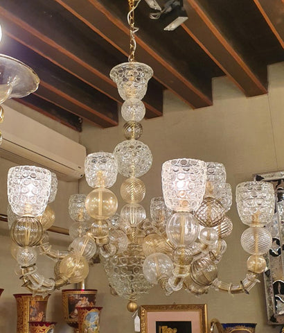 601 - Murano glass chandelier