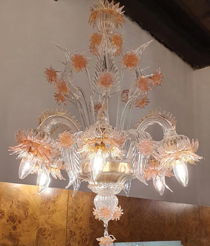 705 - Murano glass chandelier