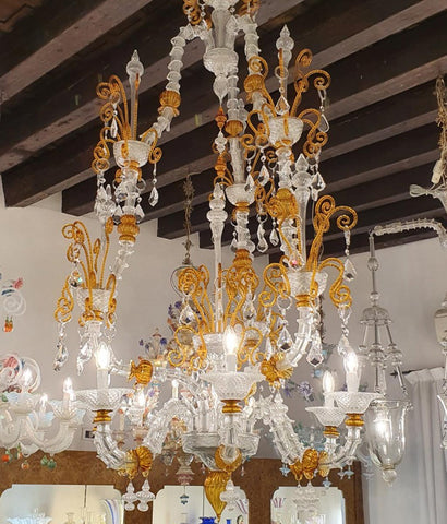 795 - Murano glass chandelier