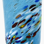 COSMIC - 6 Venetian GLASS “GOTO” with Murrine L.BLUE