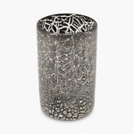 Venetian GLASS "GOTO" SET - Cracked silver Black