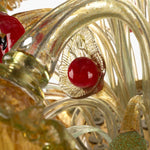 SOLE & PAPAVERI - Floral Murano chandelier