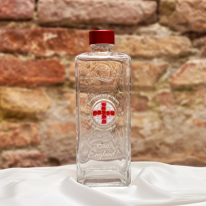 Bottiglia in vetro con medaglione in Murrine - Inghilterra