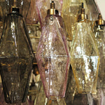 Damocle 140 multicolor - Poliedri - Vintage chandelier