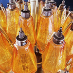 Damocle 140 amber - Poliedri - Vintage chandelier