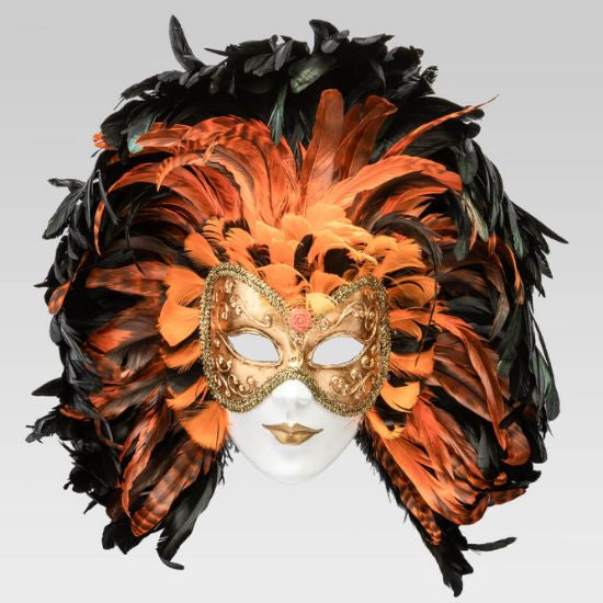 Feathers Love - Venetian wearable mask