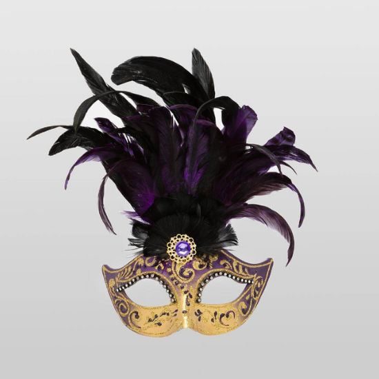 Purple Lady - Maschera viola da Colombina