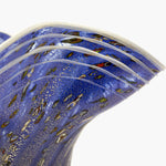 COBALTO - vaso a fazzoletto in vetro di Murano