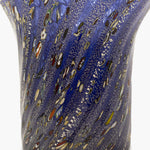 COBALTO - vaso a fazzoletto in vetro di Murano