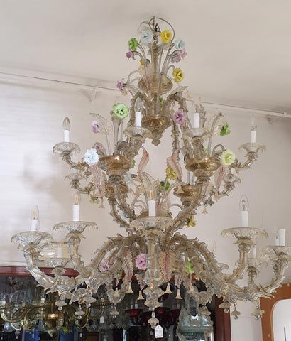 590 - Murano glass chandelier