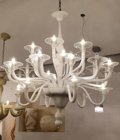 609 - Murano glass chandelier