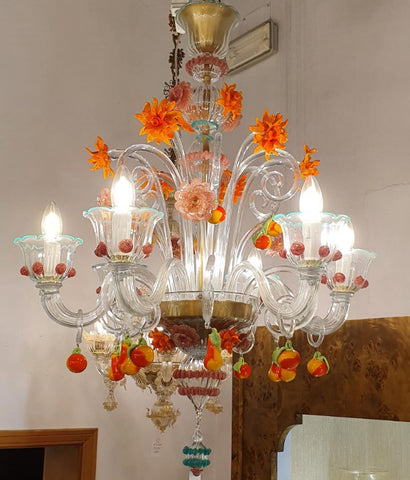 721 - Murano glass chandelier