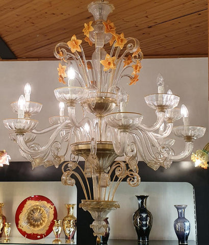 740 - Murano glass chandelier