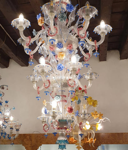 760 - Murano glass chandelier