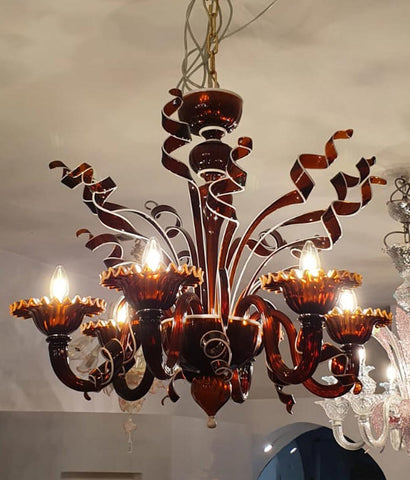 801 - Murano glass chandelier
