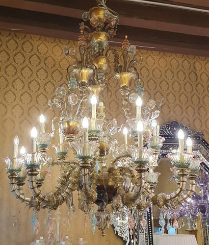 841 - Murano glass chandelier