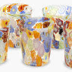 Venetian GLASS “GOTO” SET 6 – Floral - Murrine