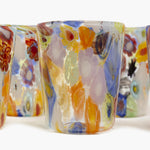 Venetian GLASS “GOTO” SET 6 – Floral - Murrine