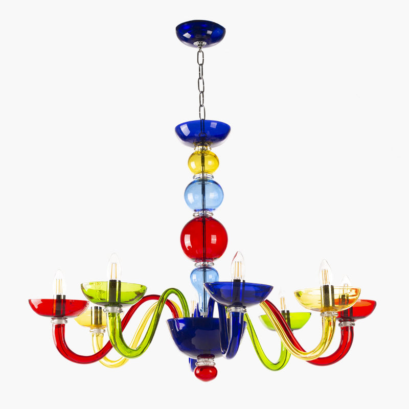 LINEAR Arlecchino - Murano chandelier