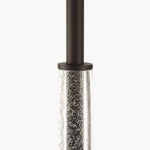 SOLEIL Silver - Murano glass floor lamp
