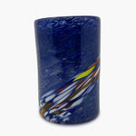 COSMIC - 6 Venetian GLASS “GOTO” with Murrine BLUE