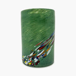 COSMIC - 6 Venetian GLASS “GOTO” with Murrine GREEN