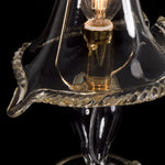 Lampada da tavolo in vetro di Murano e oro 24kt