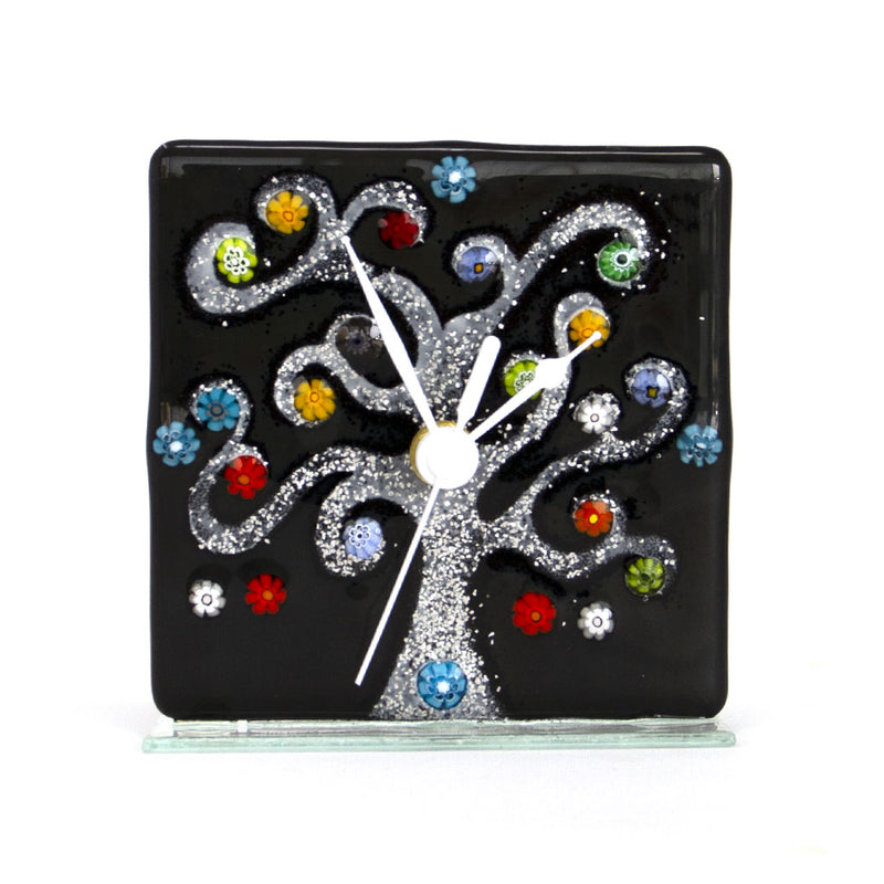 Klimt - Murano glass clock