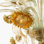 SOLE - Floral Murano chandelier